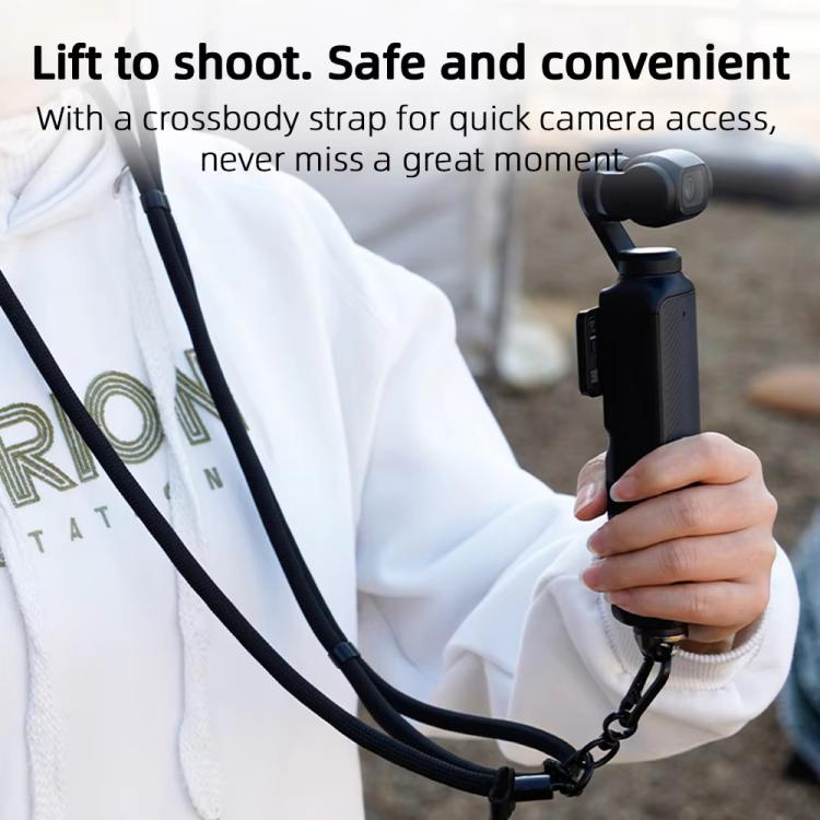 BRDRC Sport Camera Lanyard With 1/4 inch Screw Anti-Lost Crossbody Rope Accessory(Blue) - Camera Strap by BRDRC | Online Shopping South Africa | PMc TechLife | Buy Now Pay Later Mobicred