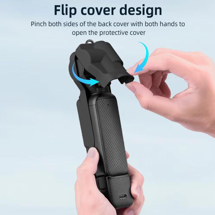 For DJI OSMO Pocket 3 BRDRC Lens Cap Camera Case Screen Protector Accessories(Black) - free shipping - PMC TechLife - Order now!