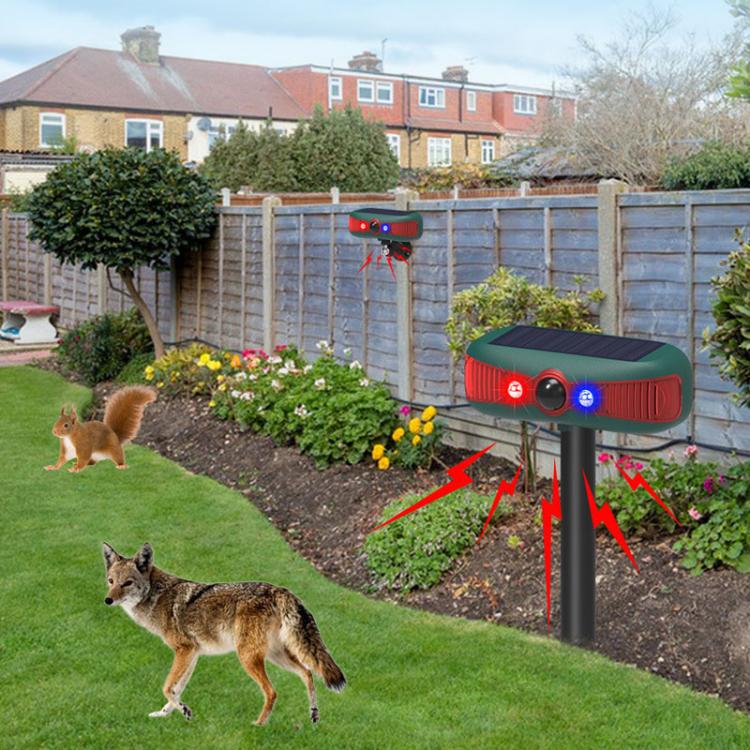 N911Y Outdoor Solar Alarm Infrared Sensor Sound And Light Animal Repeller(Red) - Outdoor Insect Repellent by PMc TechLife | Online Shopping South Africa | PMc TechLife | Buy Now Pay Later Mobicred