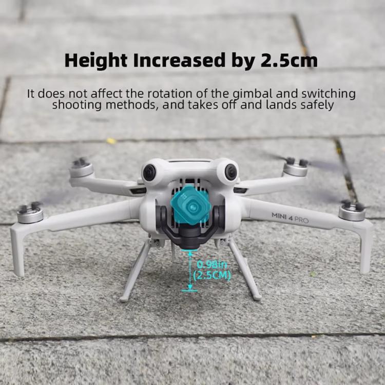 For DJI Mini 4 Pro BRDRC Booster Landing Gear Folding Strap Kickstand(Orange) - free shipping - PMc TechLife - Order now!