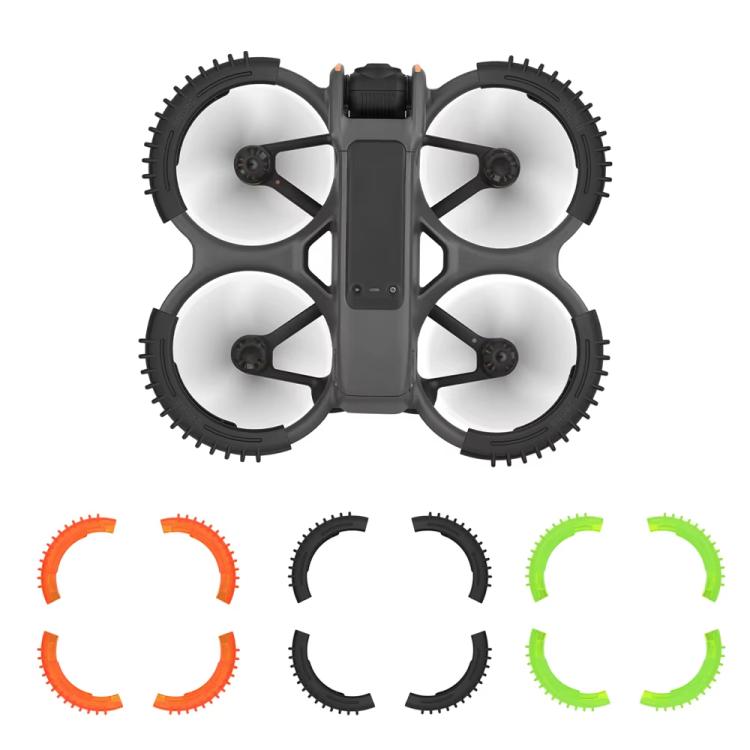 For DJI Avata 2 BRDRC 4pcs Paddle Protection Bumper Rings(Orange) - free shipping - PMC TechLife - Order now!
