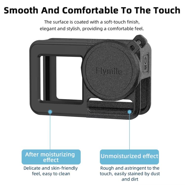 For DJI Osmo Action 3 / 4 / 5 Pro Flymile Silicone Cover Sport Camera Lens Drop Cases(Blue) - free shipping - PMC TechLife - Order now!