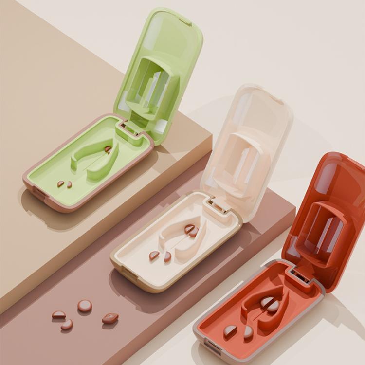 Lightweight Pill Cutter Box Portable Tablet Cutting Dispensing Pill Box(Angel White) - free shipping - PMC TechLife - Order now!