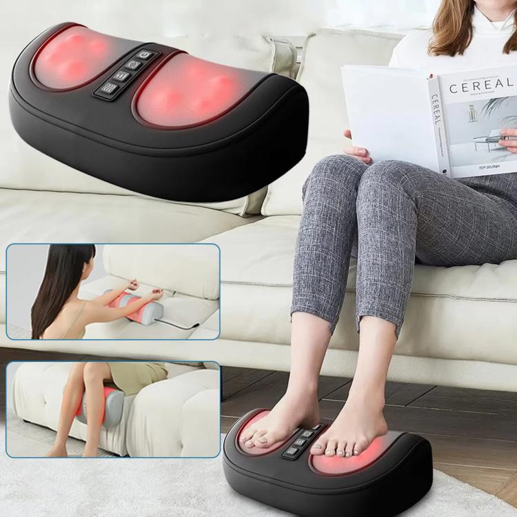 Z5 Dual-frequency Red Light Constant Temperature Hot Compress Foot Massager, Spec: EU Plug(Light Green) - free shipping - PMC TechLife - Order now!