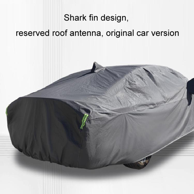 Hatchback Car EVA Plus Velvet Thickened Heat Insulation Sunshade With Shark Fin, Size: M 4x1.65x1.55m - PE Material by PMc TechLife | Online Shopping South Africa | PMc TechLife | Buy Now Pay Later Mobicred