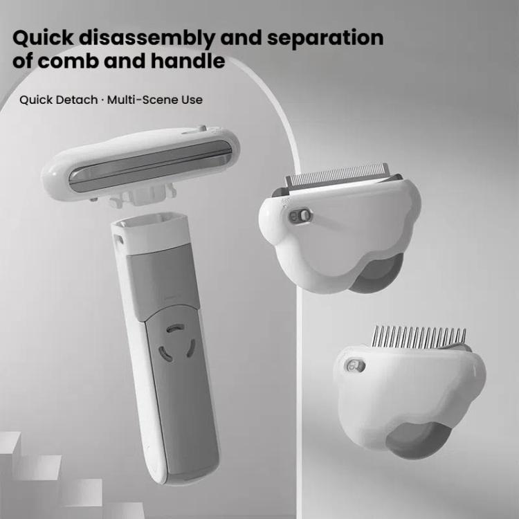 3-in-1 Pet Grooming Comb Sticky Roller for Cats and Dogs, Removes Loose Hair, Detangles, Spec: Large Curved - Brushes & Combs by PMC TechLife | Online Shopping South Africa | PMC TechLife | Buy Now Pay Later Mobicred