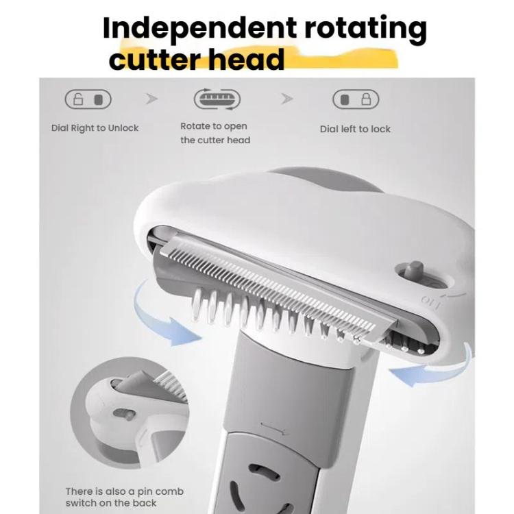 3-in-1 Pet Grooming Comb Sticky Roller for Cats and Dogs, Removes Loose Hair, Detangles, Spec: Small Straight - Brushes & Combs by PMC TechLife | Online Shopping South Africa | PMC TechLife | Buy Now Pay Later Mobicred