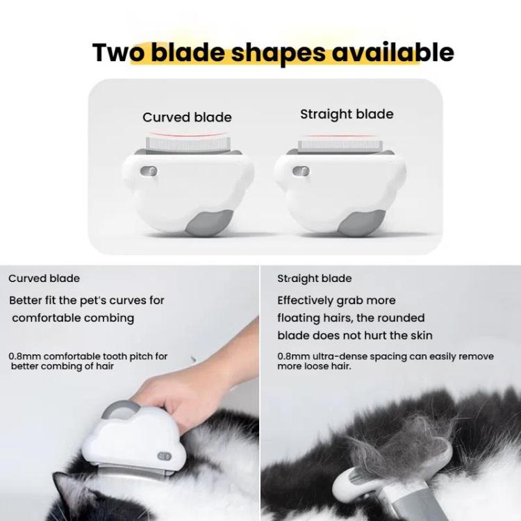 3-in-1 Pet Grooming Comb Sticky Roller for Cats and Dogs, Removes Loose Hair, Detangles, Spec: Small Straight - Brushes & Combs by PMC TechLife | Online Shopping South Africa | PMC TechLife | Buy Now Pay Later Mobicred