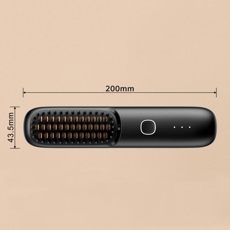 Negative Ion Hair Care Wireless Hair Straightener Portable Straight and Curly Hair Straightener(Black) - free shipping - PMC TechLife - Order now!