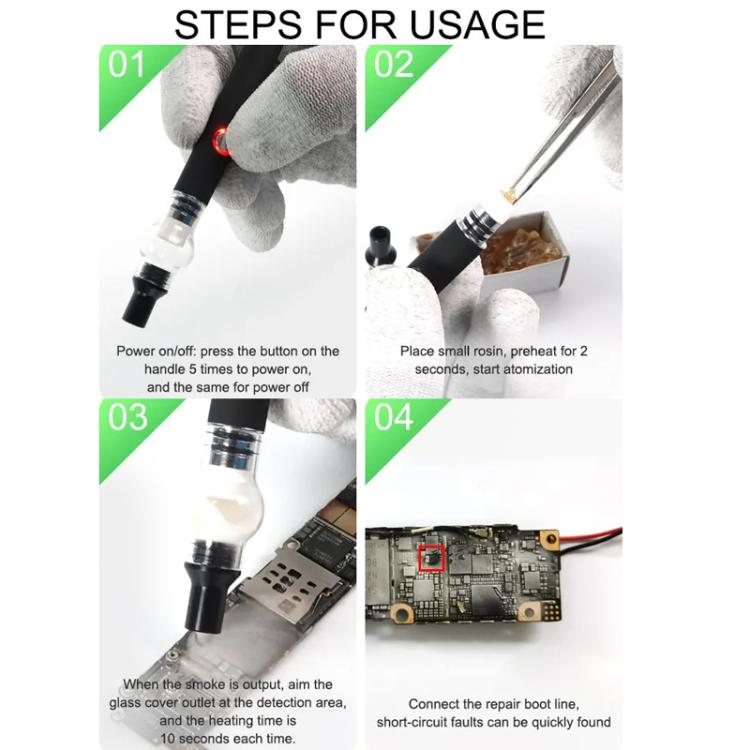 RELIFE Cell Phone Repair Rosin Fogging Pen Motherboard Short Circuit Detection No Soldering Iron Flux Fogging(Black) - free shipping - PMC TechLife - Order now!