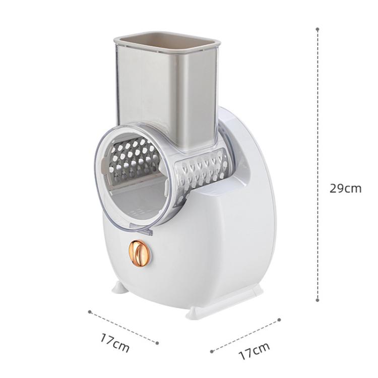 CY-661 3-in-1 Kitchen Multifunctional Roller Electric Vegetable Cutter, Spec: White US Plug - Cutter & Peeler by PMc TechLife | Online Shopping South Africa | PMc TechLife | Buy Now Pay Later Mobicred
