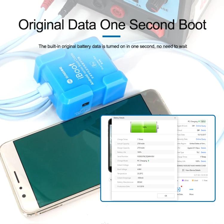 SUNSHINE iBoot B For Android 5V Power Cable Mobile Phone Repair Tool Battery Power Test Boot Cable - Test Tools by SUNSHINE | Online Shopping South Africa | PMC TechLife | Buy Now Pay Later Mobicred
