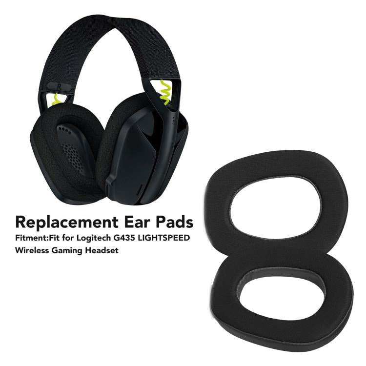 For Logitech G435 Headset 1pair Cool Leather Earpads Earmuffs Sponge Cover(Rose Red) - free shipping - PMc TechLife - Order now!