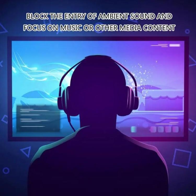 For Logitech G435 Headset 1pair Cool Leather Earpads Earmuffs Sponge Cover(Blue) - Earmuff & Pad by PMc TechLife | Online Shopping South Africa | PMc TechLife | Buy Now Pay Later Mobicred