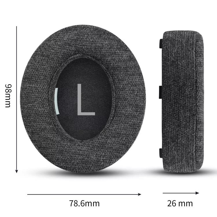 For Bose NC700 Headphones 1pair Cotton Earpads Earmuffs Sponge Cover(Black) - Earmuff & Pad by PMc TechLife | Online Shopping South Africa | PMc TechLife | Buy Now Pay Later Mobicred