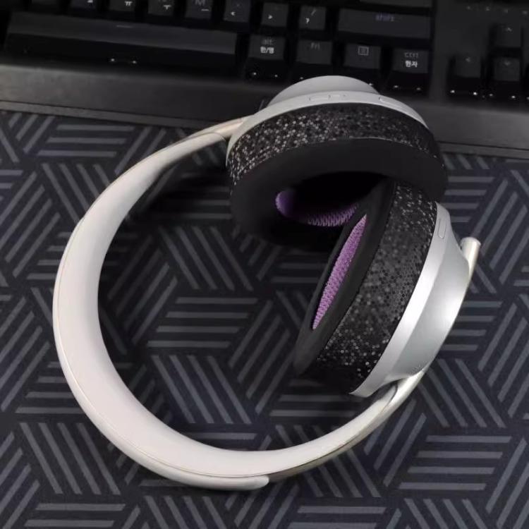 For Bose NC700 Headphone 1pair Ice Gel Ear Pads Earmuffs Protective Cover(Magical Ice Black Purple) - free shipping - PMc TechLife - Order now!