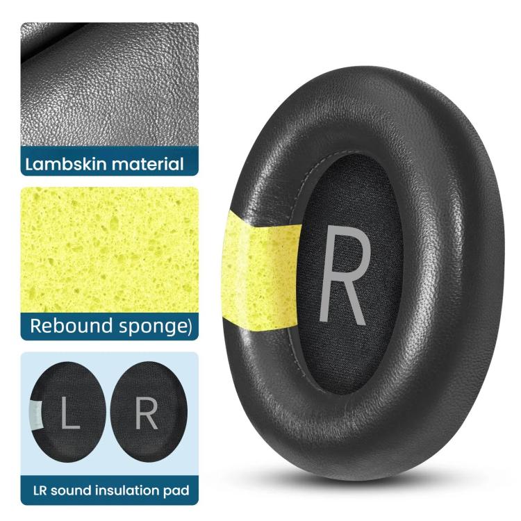 For Bose NC700 Headset 1pair Lambskin Earpads Sponge Cover Earmuffs(Gray) - free shipping - PMc TechLife - Order now!