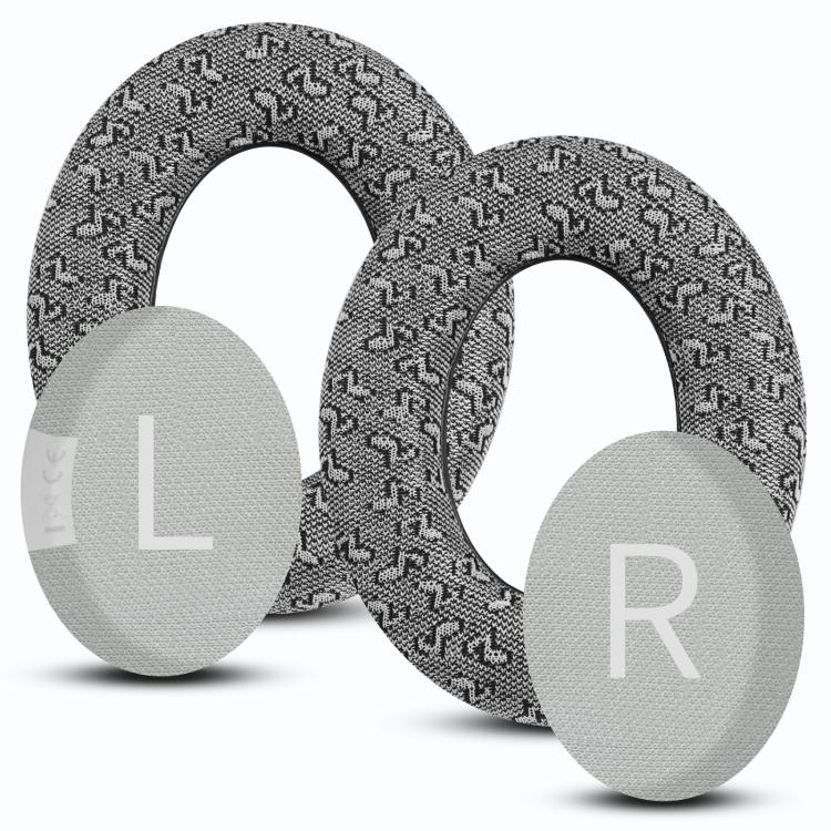 For BOSE NC700 Headphone 1pair Ear Pads Musical Note Design Cloth Ear Cushions(Gray) - free shipping - PMc TechLife - Order now!