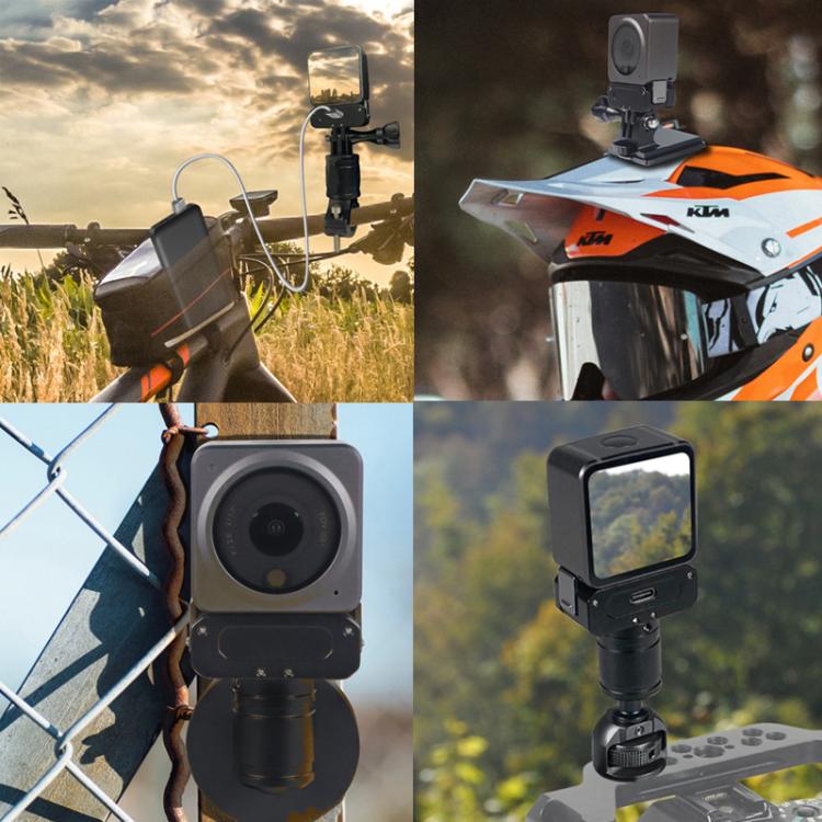 For DJI Osmo Action 2 Camera Magnetic Charging Base with 1/4 Inch & Arri Hole, Spec: Set D - free shipping - PMC TechLife - Order now!