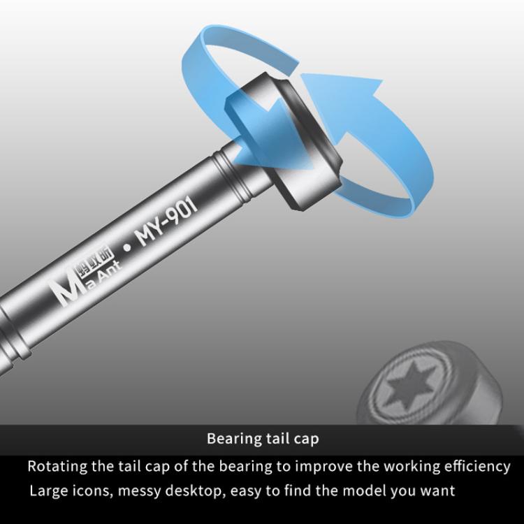 MaAnt MY-901 High-precision Screwdriver Mobile Phone Repair Disassembly Tools, Style: Hexagon - Screwdriver by MaAnt | Online Shopping South Africa | PMC TechLife | Buy Now Pay Later Mobicred