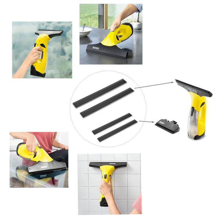 250mm 1pair For Karcher Window Cleaner Rubber Scraper Accessories - For Karcher Accessories by PMc TechLife | Online Shopping South Africa | PMc TechLife | Buy Now Pay Later Mobicred