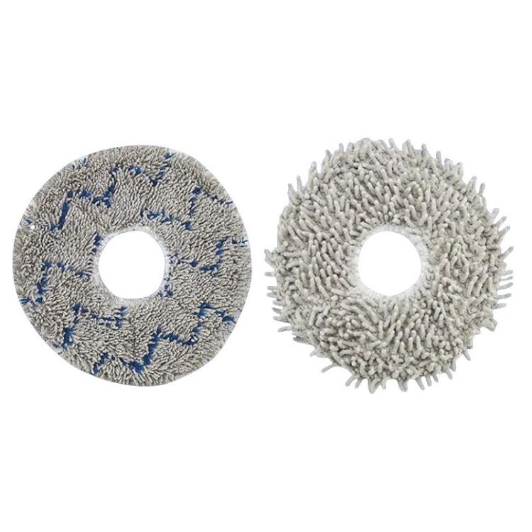 2pcs /Pack Mop Pads Rag For Ecovacs DEEBOT X1 TURBO / X1 PLUS/ X1 OMNI / T10 TURBO(Blue Gray) - free shipping - PMc TechLife - Order now!