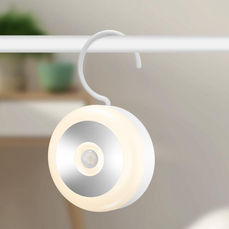 LED Motion Sensor Light With Hidden Hook Adhesive Pads and Magnet(Warm Light) - Sensor LED Lights by PMc TechLife | Online Shopping South Africa | PMc TechLife | Buy Now Pay Later Mobicred