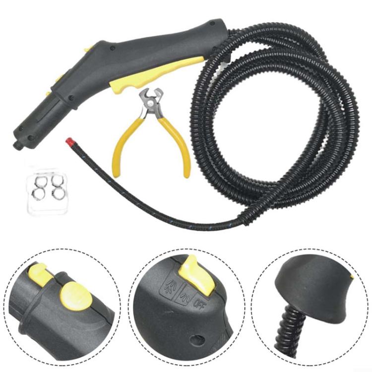 7pcs / Set For Karcher SC4 / SC2 / SC3 / CTK10 / STK20 Steam Cleaner Switch Control Handle Hose(Gray) - free shipping - PMc TechLife - Order now!
