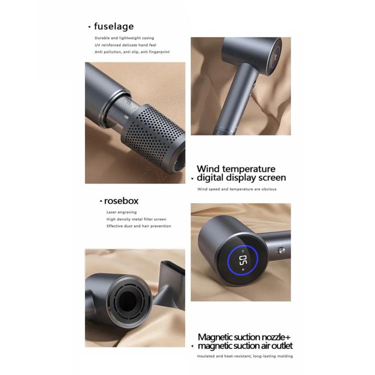 D3 110000 High Speed Smart Constant Temperature Negative Ion Hair Dryer, Color: US Plug  White - free shipping - PMC TechLife - Order now!