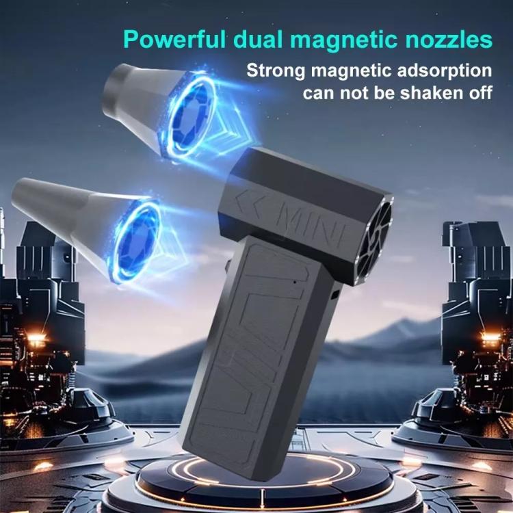 90000RPM 41m/s Mini Brushless Motor Turbo Jet Fan With Magnetic Suction Nozzle(Black) - Car washing supplies by PMc TechLife | Online Shopping South Africa | PMc TechLife | Buy Now Pay Later Mobicred
