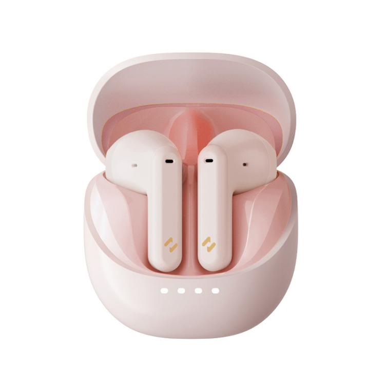 Havit E9 Semi-In-Ear ENC Noise Reduction Wireless Bluetooth Earphones, Color: Pink-Flagship Edition - free shipping - PMC TechLife - Order now!