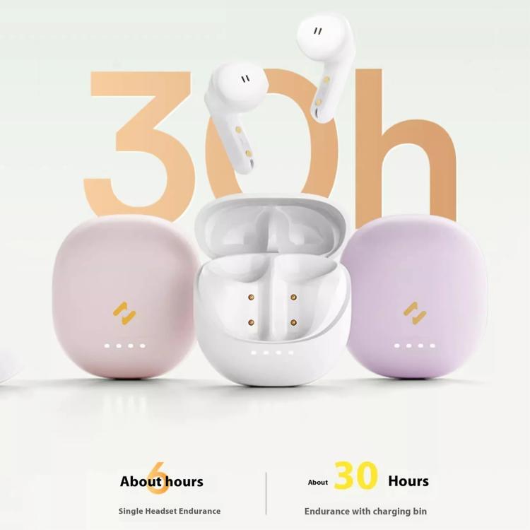 Havit E9 Semi-In-Ear ENC Noise Reduction Wireless Bluetooth Earphones, Color: Pink-Flagship Edition - free shipping - PMC TechLife - Order now!