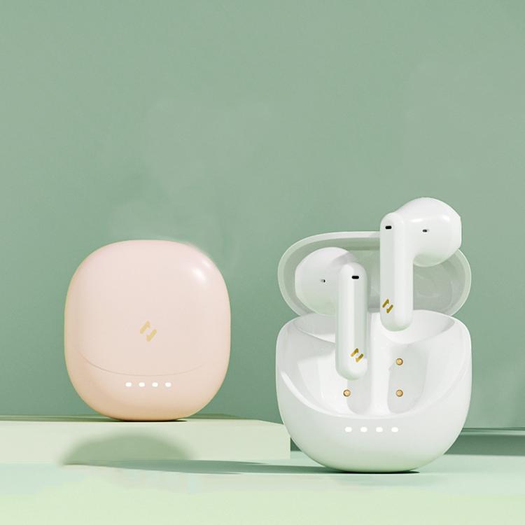 Havit E9 Semi-In-Ear ENC Noise Reduction Wireless Bluetooth Earphones, Color: Pink-Standard Edition - Bluetooth Earphone by Havit | Online Shopping South Africa | PMC TechLife | Buy Now Pay Later Mobicred