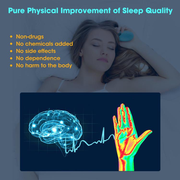 Smart Handheld Sleep Instrument Microcurrent Relief Insomnia Anxiety Therapy Portable Fast Sleeping Massager(Black) - free shipping - PMC TechLife - Order now!