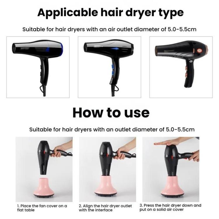 Hair Dryer Diffuser Hair Salon Styling Hair Dryer Cover Curler Large Wind Hood(Black Classic) - free shipping - PMC TechLife - Order now!