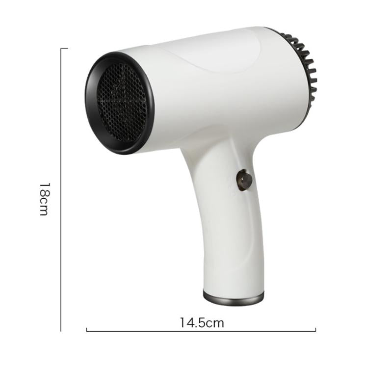 Rechargeable Wireless Hair Dryer Negative Ion Hot and Cold Wind Versatile Hairdressing Tools US Plug(Black) - free shipping - PMC TechLife - Order now!