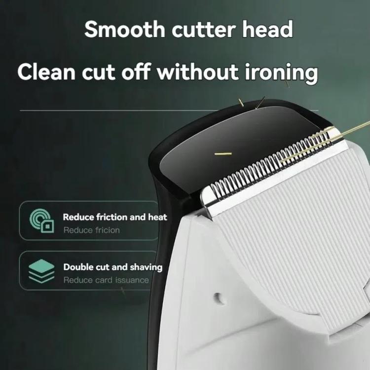 Hair-absorbing Hair Clipper Rechargeable Low Noise Hair Trimmer for Babies, Adults and Pets(White) - free shipping - PMC TechLife - Order now!