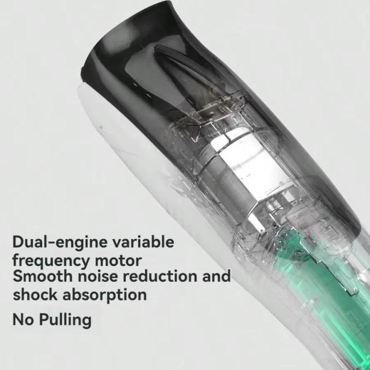 Hair-absorbing Hair Clipper Rechargeable Low Noise Hair Trimmer for Babies, Adults and Pets(White) - free shipping - PMC TechLife - Order now!