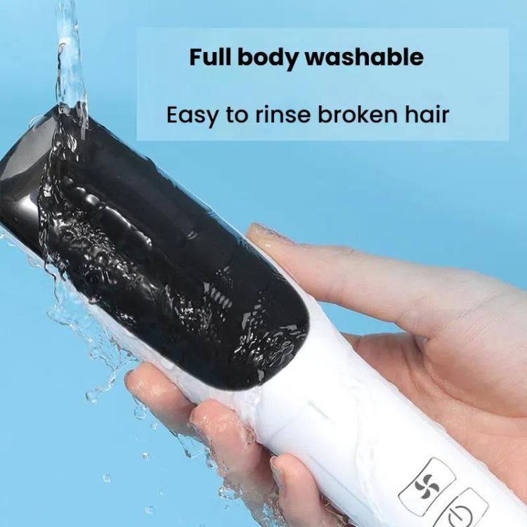 Hair-absorbing Hair Clipper Rechargeable Low Noise Hair Trimmer for Babies, Adults and Pets(White) - free shipping - PMC TechLife - Order now!