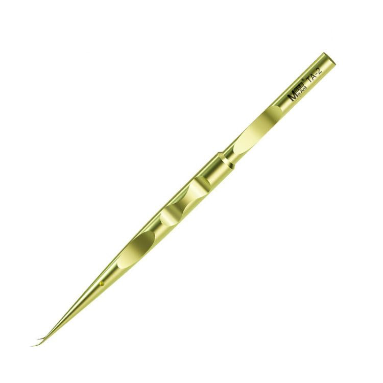 MaAnt Titanium Tweezers Antistatic Small Clip Bird Nest Hair Picking Pink Prick Clip Repair Tool(Curve) - Tweezers by MaAnt | Online Shopping South Africa | PMc TechLife | Buy Now Pay Later Mobicred