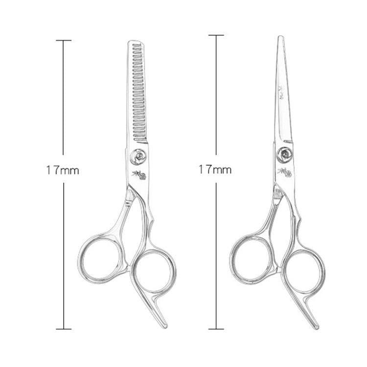 Stainless Steel Haircutting Scissors Set Hair Cutting Tools, Spec: 10-in-1 Half-gold - free shipping - PMC TechLife - Order now!