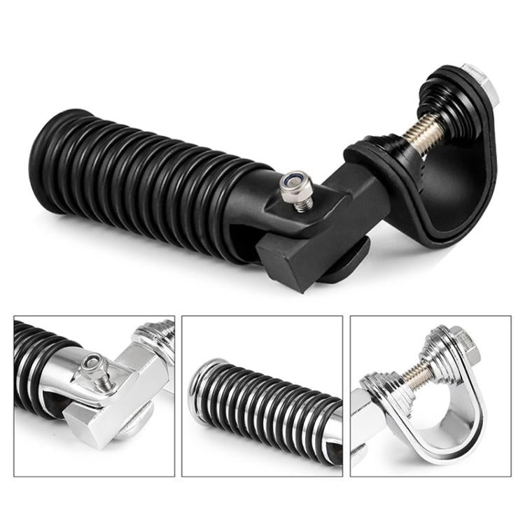 For Harley Motorcycle Modification Collapsible Footpegs Foot Guard Spike Mounted Pedals(Electroplating) - Others by PMc TechLife | Online Shopping South Africa | PMc TechLife | Buy Now Pay Later Mobicred