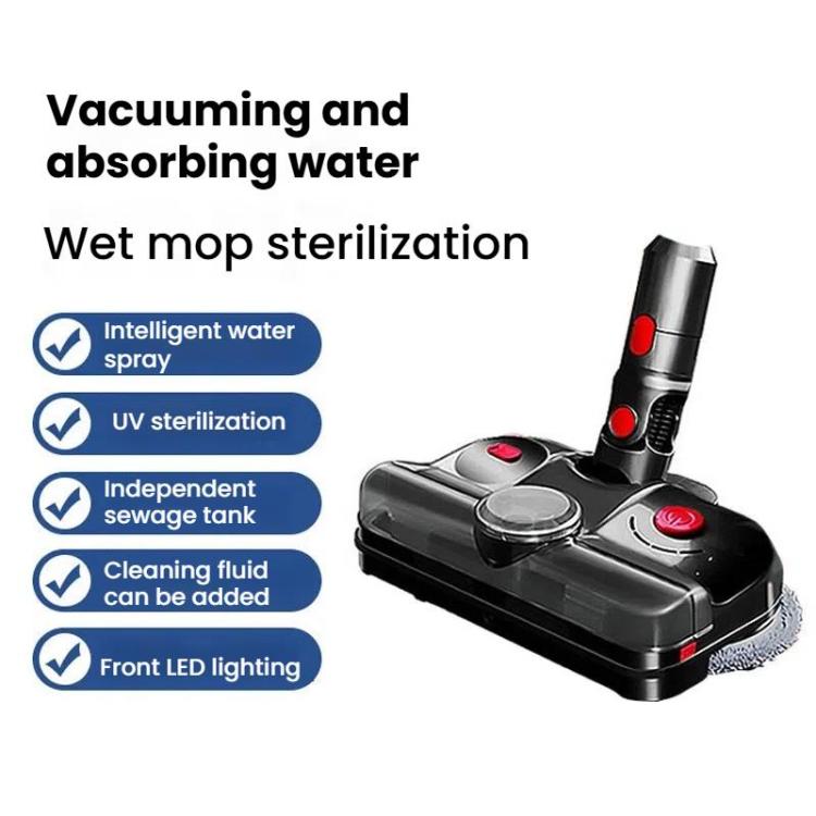 For Dyson V7 / V8 / V10 / V11  4-In-1 Electric Mop Head With UV Sterilizer Light And Water Tank - For Dyson Accessories by PMc TechLife | Online Shopping South Africa | PMc TechLife | Buy Now Pay Later Mobicred