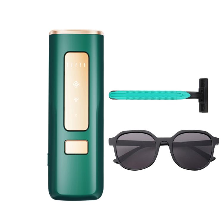Sapphire Ice Sense Painless Laser Hair Remover Intense Pulse Ice Hair Removal Device, Style: Dark Green FY-505AG(UK Plug) - free shipping - PMC TechLife - Order now!