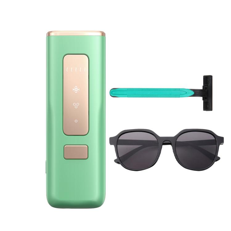 Sapphire Ice Sense Painless Laser Hair Remover Intense Pulse Ice Hair Removal Device, Style: Crystal Green FY-505AL(UK Plug) - free shipping - PMC TechLife - Order now!