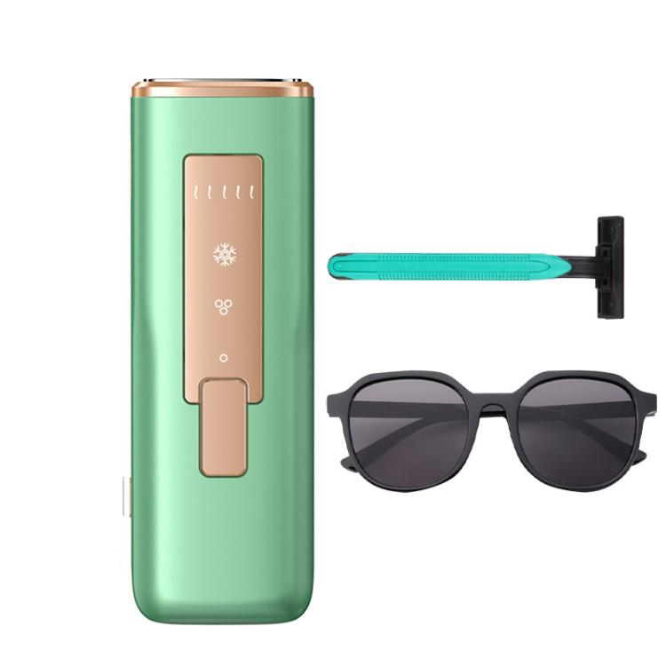Sapphire Ice Sense Painless Laser Hair Remover Intense Pulse Ice Hair Removal Device, Style: Crystal Green FY-507AL(AU Plug) - free shipping - PMC TechLife - Order now!