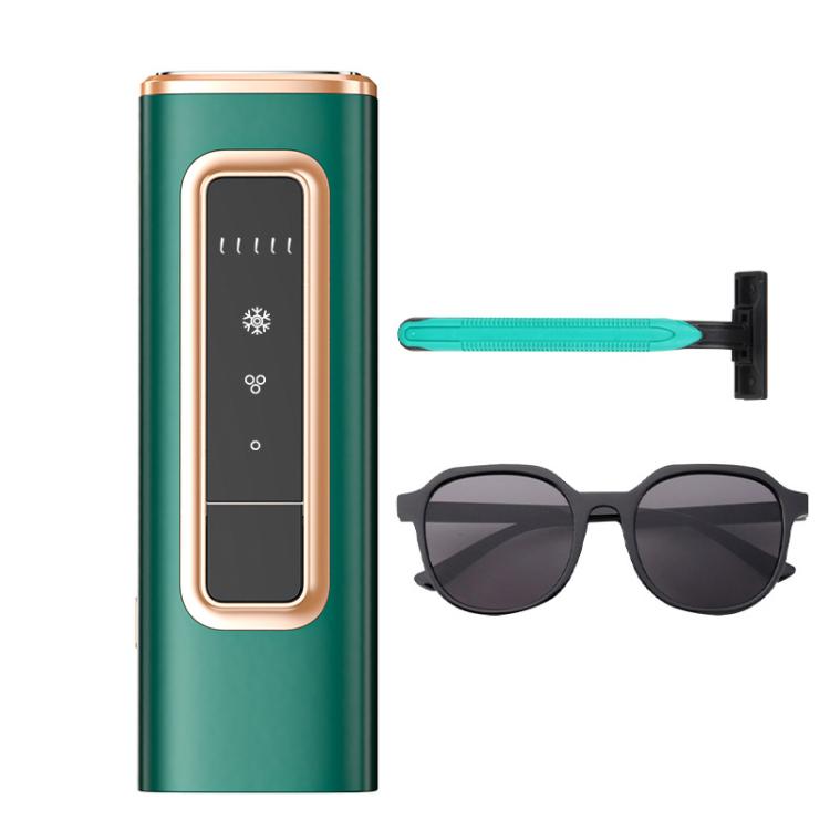 Sapphire Ice Sense Painless Laser Hair Remover Intense Pulse Ice Hair Removal Device, Style: Dark Green FY-509AG(EU Plug) - free shipping - PMC TechLife - Order now!