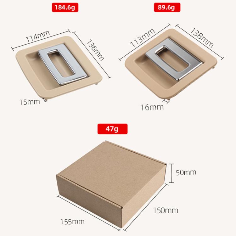 For 2010-2016 Porsche Cayenne / Paramera Car Boot Carpet Buckle Trunk Puller 95855111500, Style: Metal Model Beige - Door Handles by PMc TechLife | Online Shopping South Africa | PMc TechLife | Buy Now Pay Later Mobicred