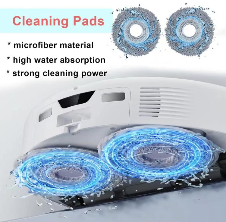 2pcs Side Brush For Roborock P20 Pro Robotic Vacuum Cleaner Accessories - For Roborock Accessories by PMc TechLife | Online Shopping South Africa | PMc TechLife | Buy Now Pay Later Mobicred