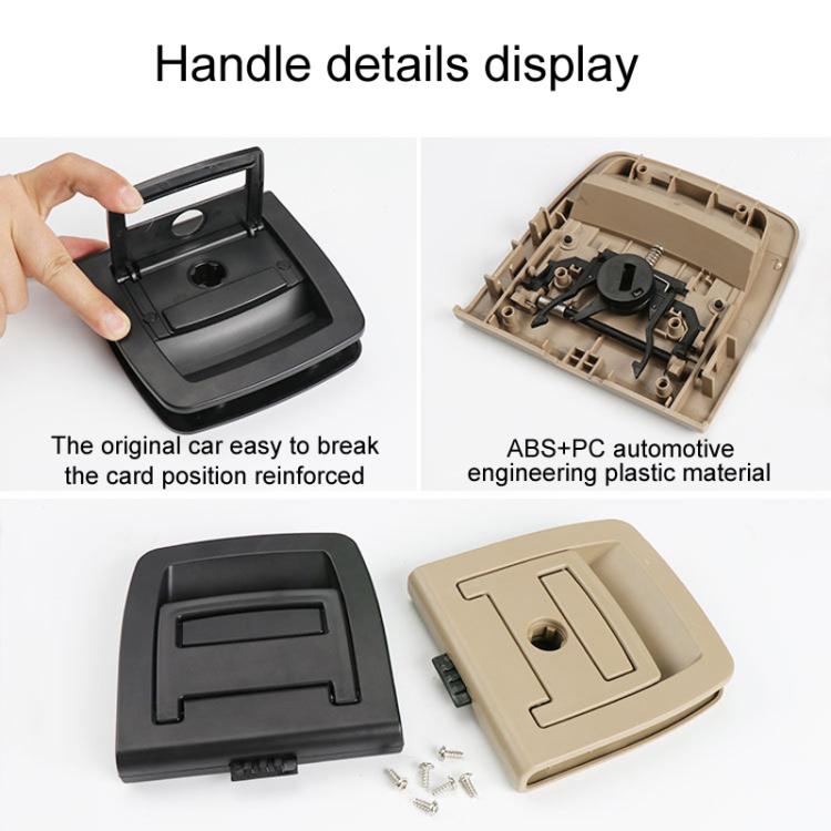 For BMW X5 E70 / X6 E71 E72 Car Boot Handle Inside Trunk Lid Bottom Plate Handle 51479120283(Without Lock Hole) - Door Handles by PMc TechLife | Online Shopping South Africa | PMc TechLife | Buy Now Pay Later Mobicred